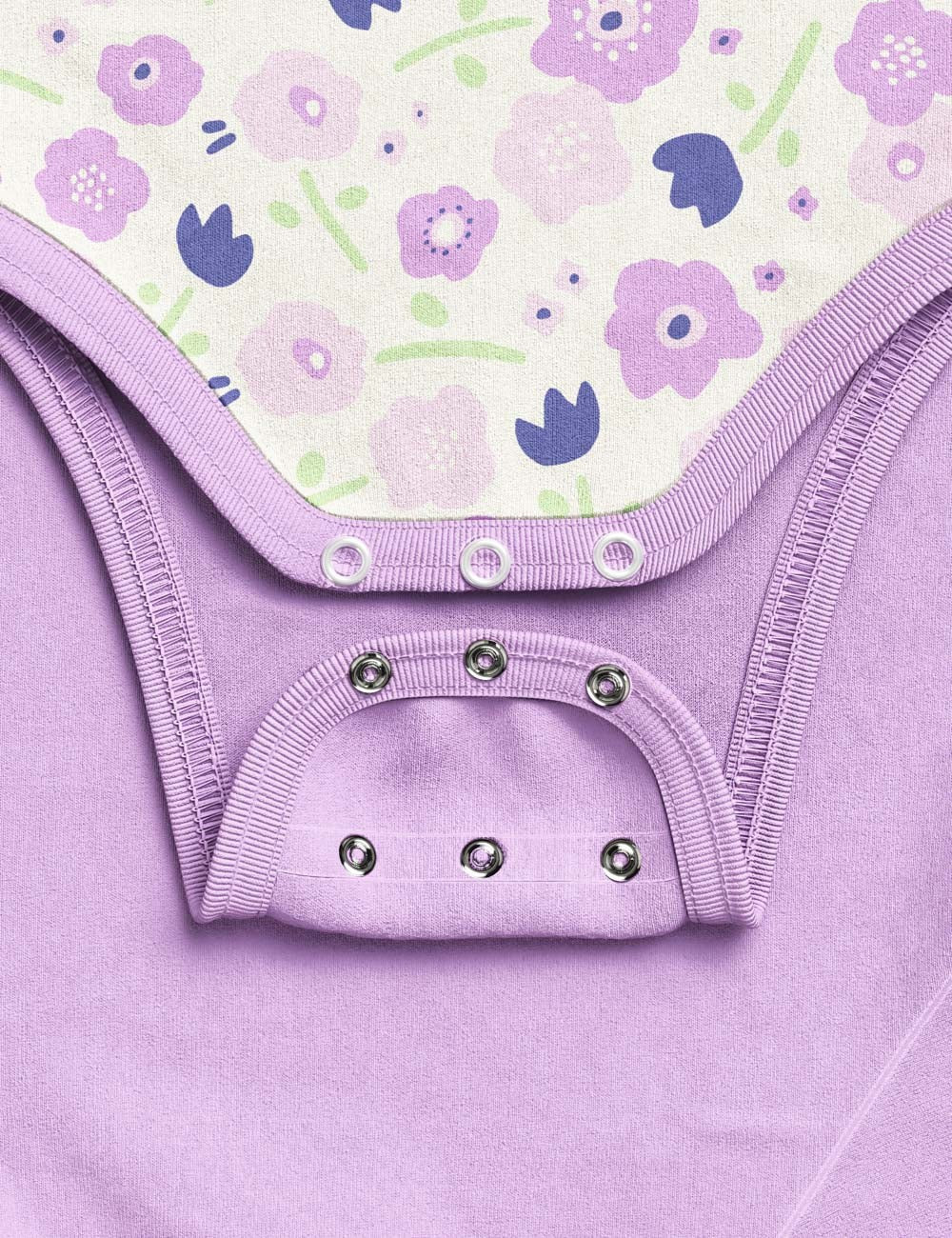 Baby body LUDO - Summer Flowers