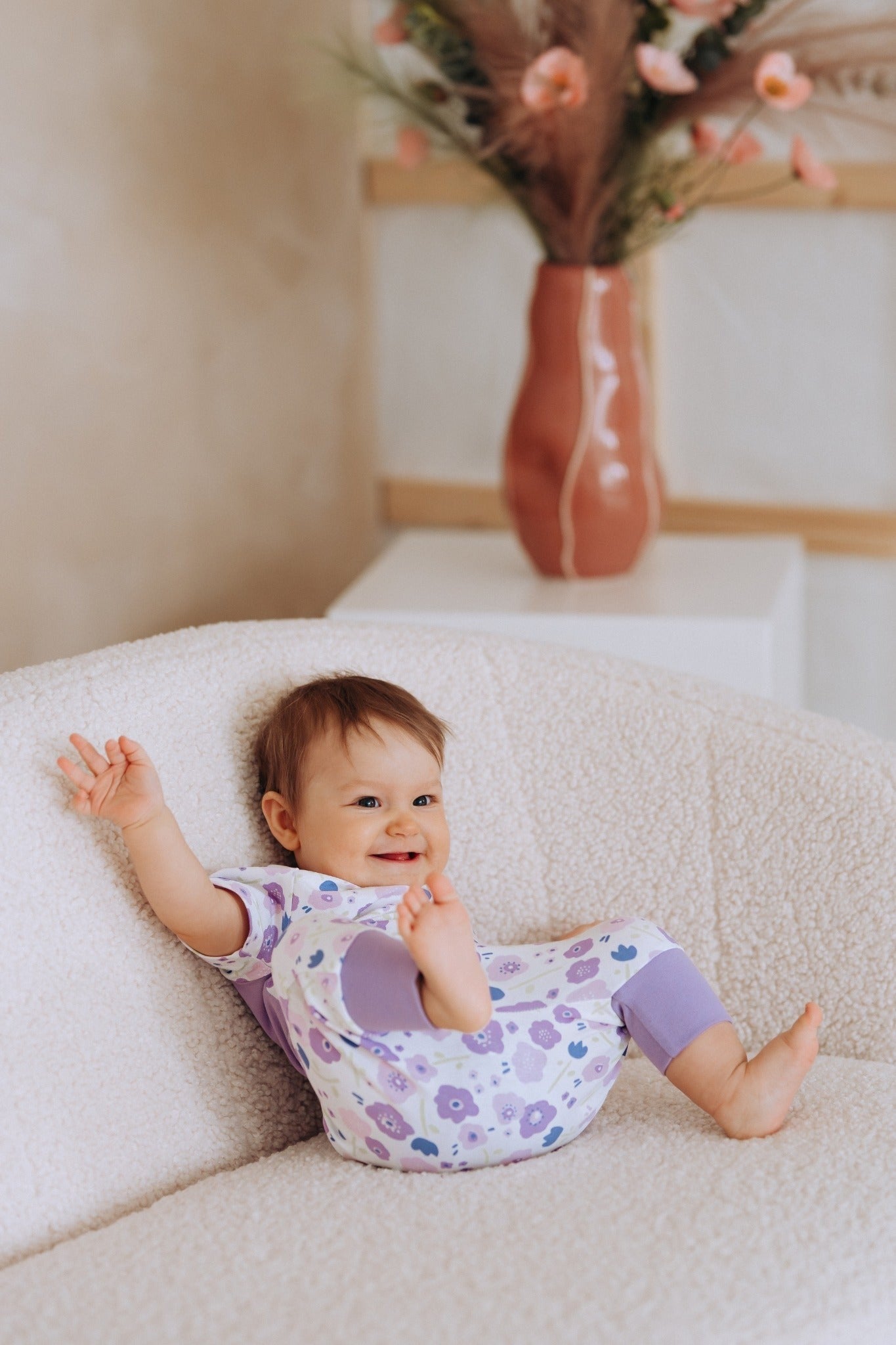 Baby shorts GUNNAR - Summer Flowers