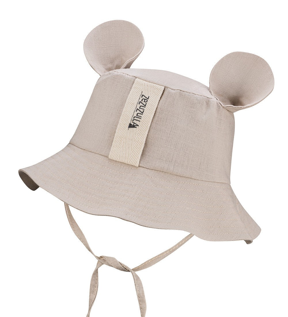 Kids Hat with Ears - Beige