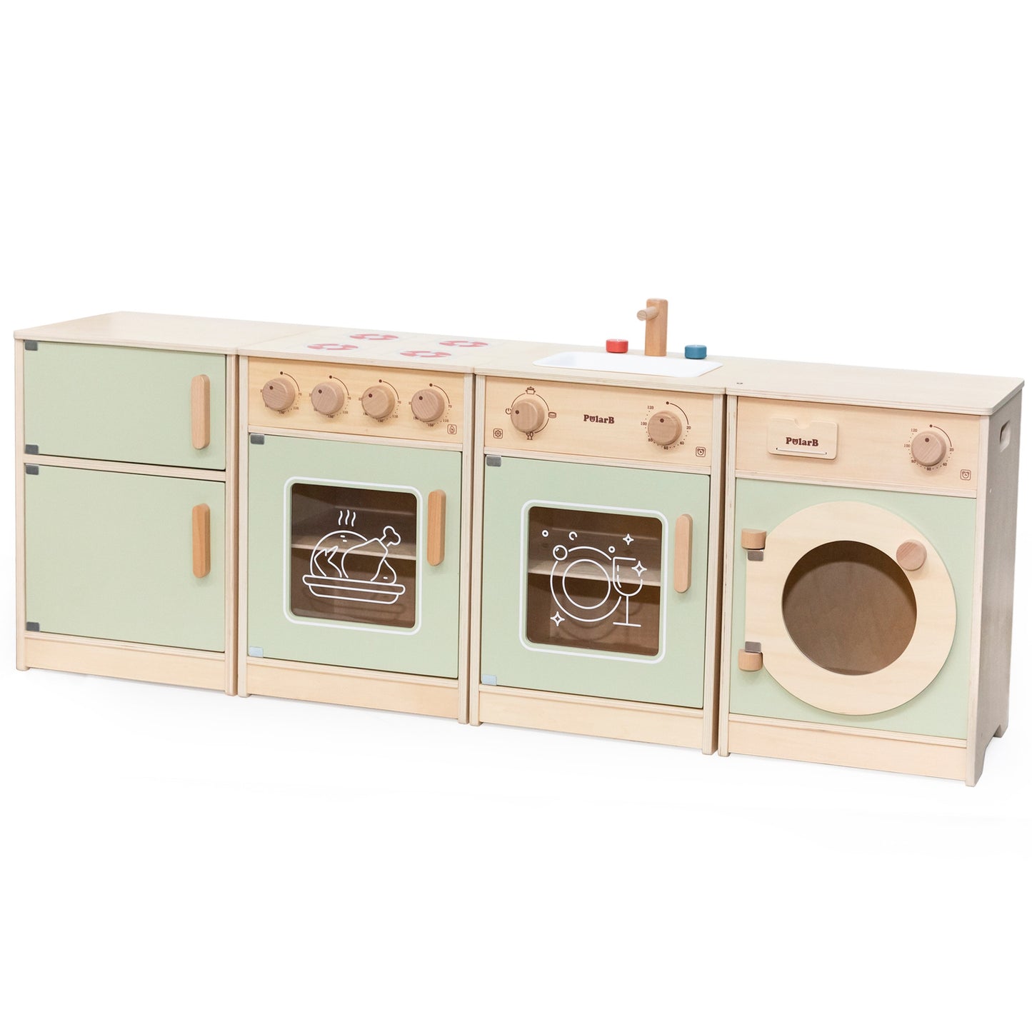 Large Wooden Kitchen Set