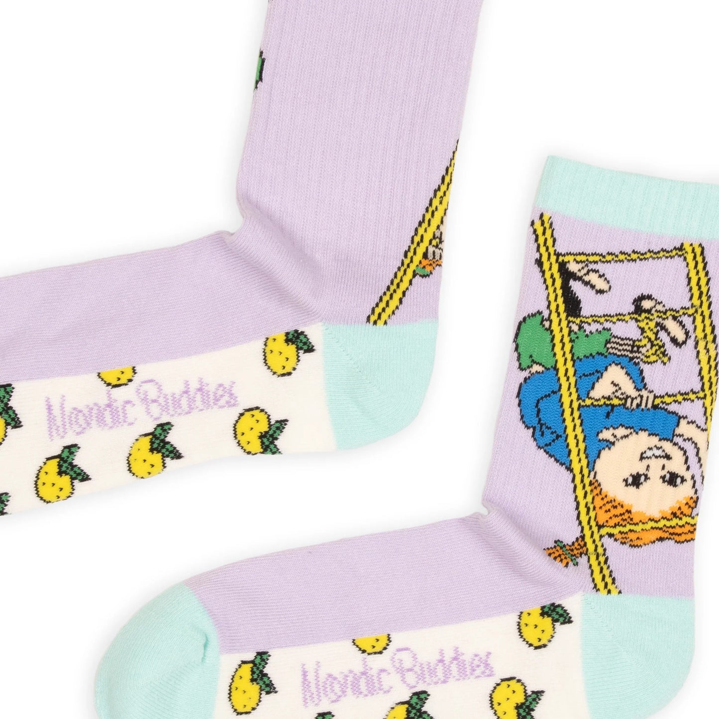 Pippi and the Ladders Panel Socks For Women