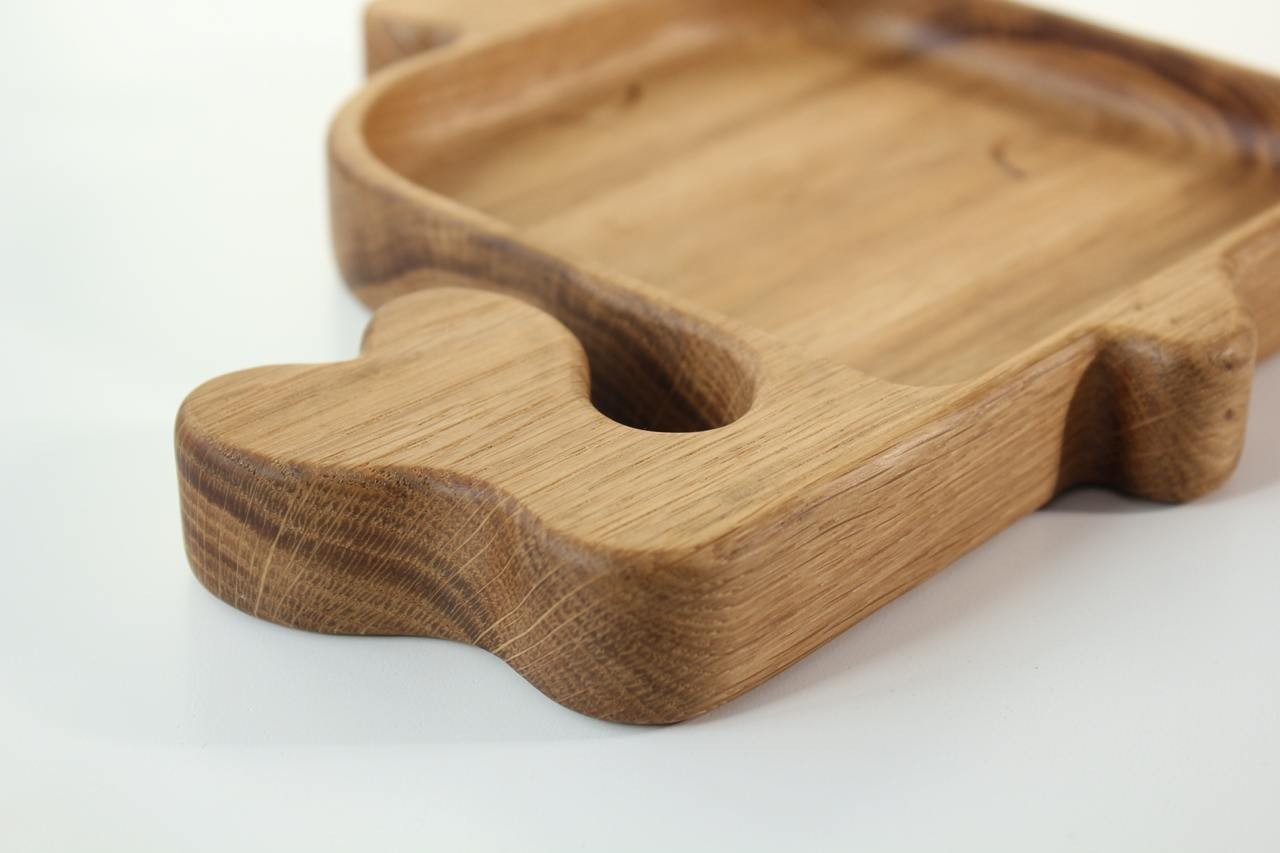 Wooden Plate For Kids - Whale