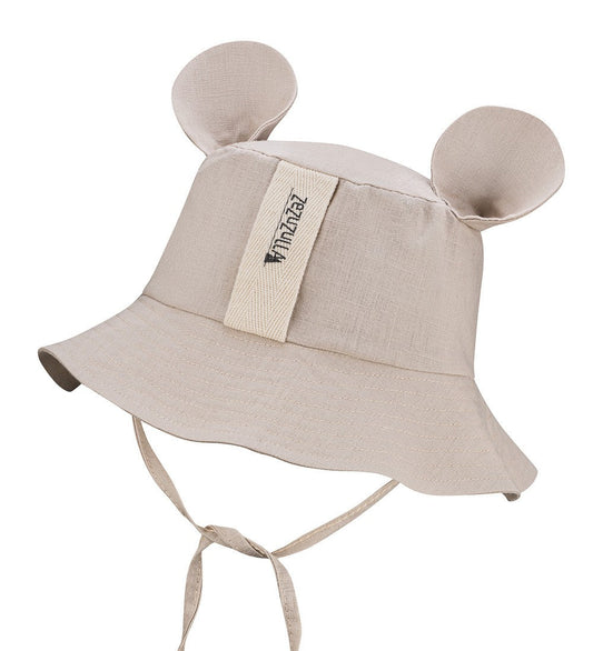 Kids Hat with Ears - Beige