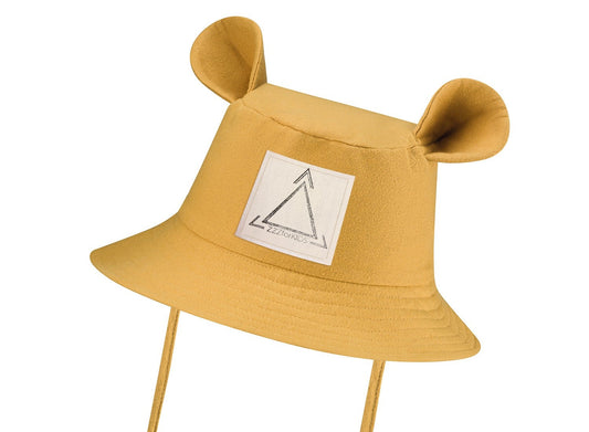 Kids Hat with Ears - Mustard