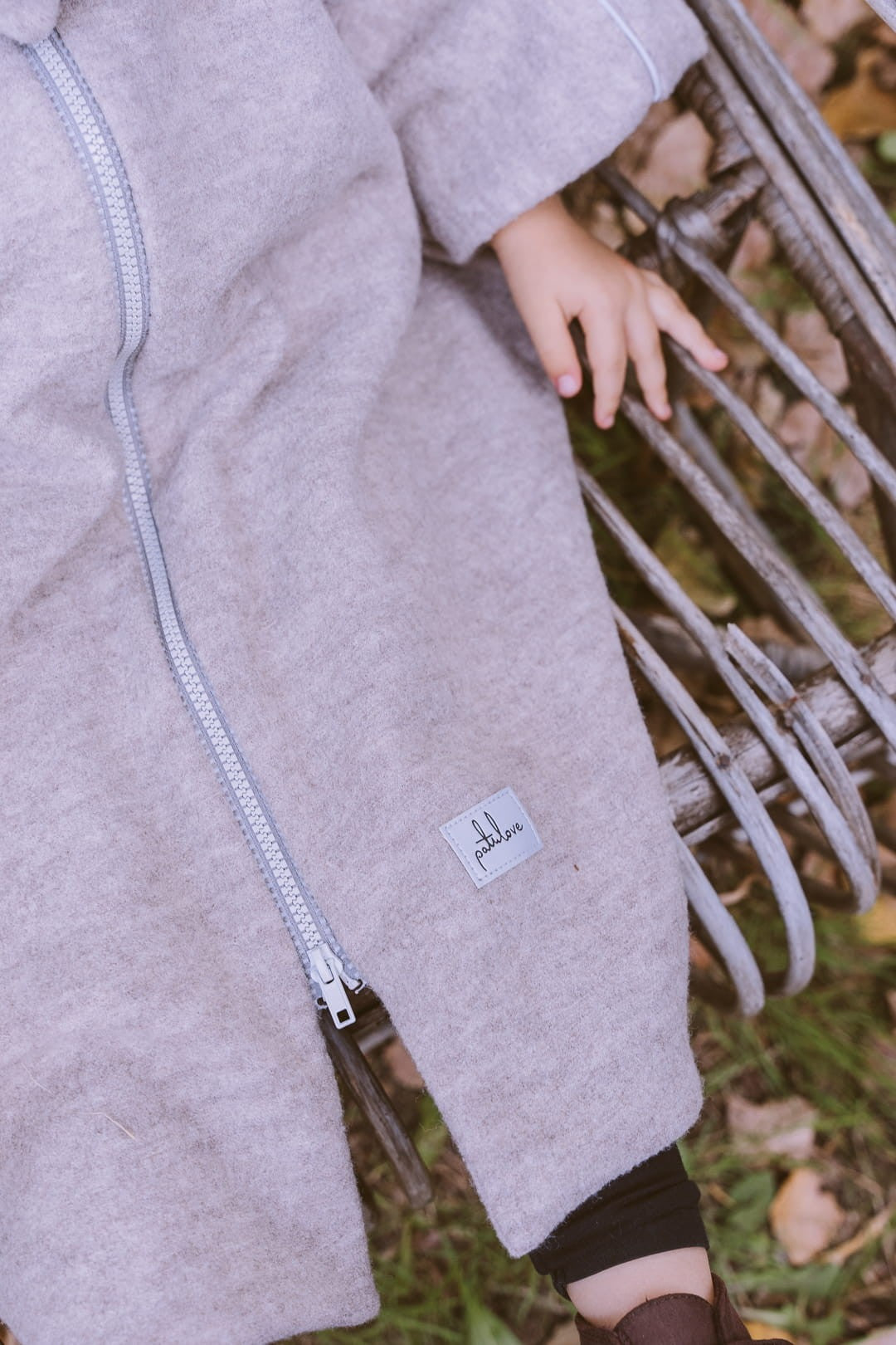 Merino Wool Car Poncho For Kids - Lamb