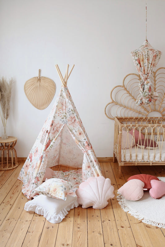 Teepee tent - Flower power