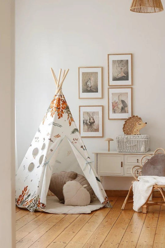 Teepee tent - Forest friends